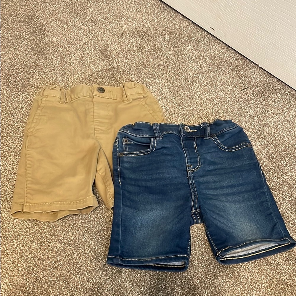 The Children's Place Tan and Blue Casual Shorts